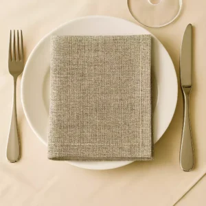 Lino Sky Taupe Crudo FF 40x40 124pz
